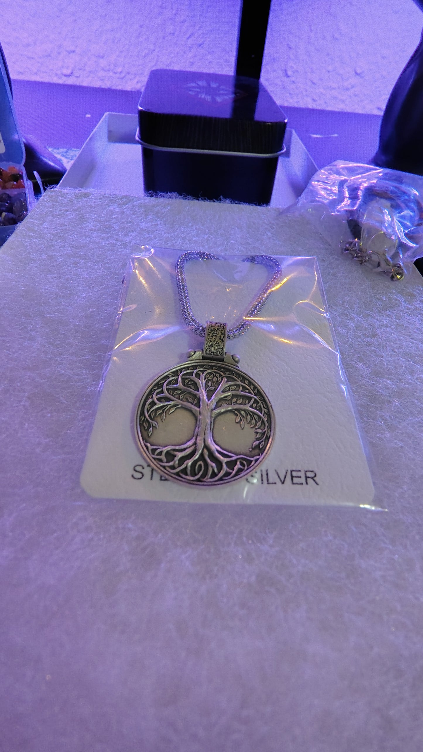 Sterling Silver Tree of Life Necklace, Unisex Jewelry, Nature-Inspired Design, 925K, Wisdom, Growth, (personalized packaging ritual)