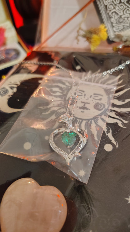 The 'Shadow Garden Heart' Pendant