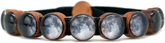 Moon faces bracelet