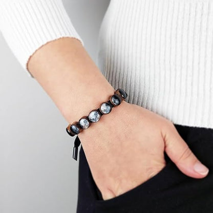 Moon faces bracelet