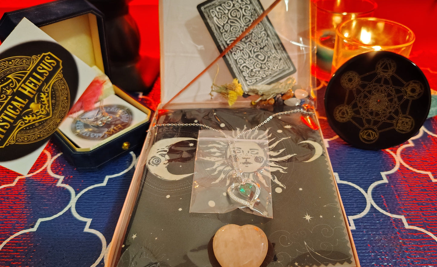 The 'Shadow Garden Heart' Pendant